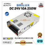 Power Supply Trafo Brilux DC 24V 10.4A | 250W (Super Quality)